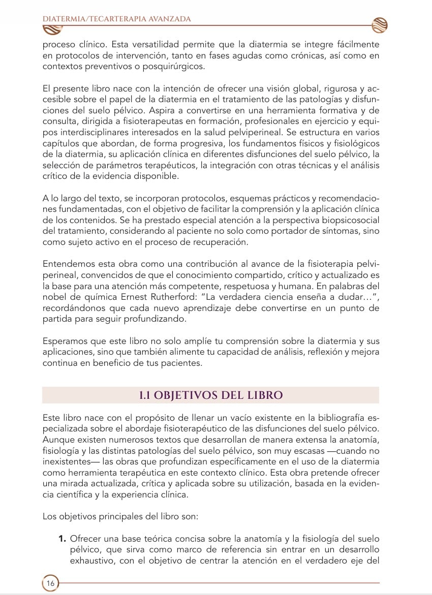 Libro DIATERMIA / TECARTERAPIA avanzada en patologías de SUELO PÉLVICO. Disfunciones PELVIPERINEALES - Imagen 10