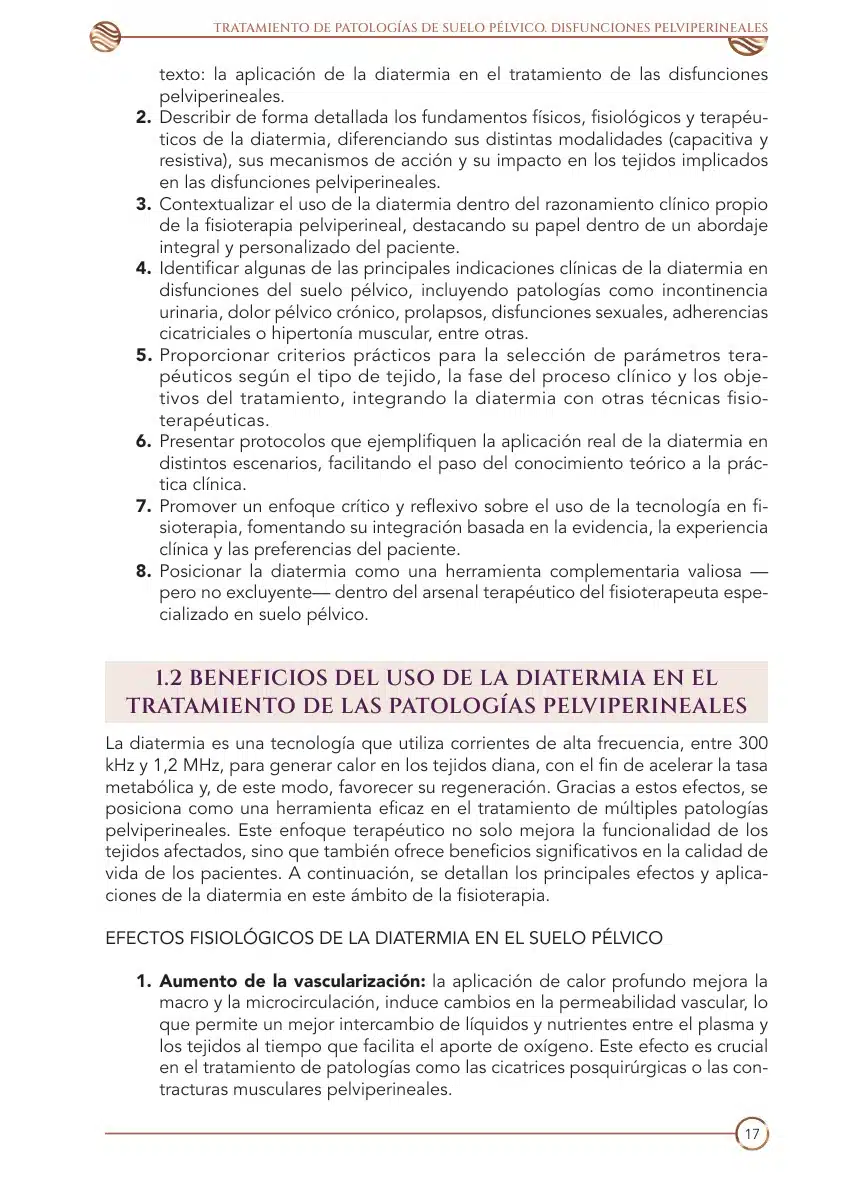 Libro Digital - DIATERMIA / TECARTERAPIA avanzada en patologías de SUELO PÉLVICO. Disfunciones PELVIPERINEALES - Imagen 10
